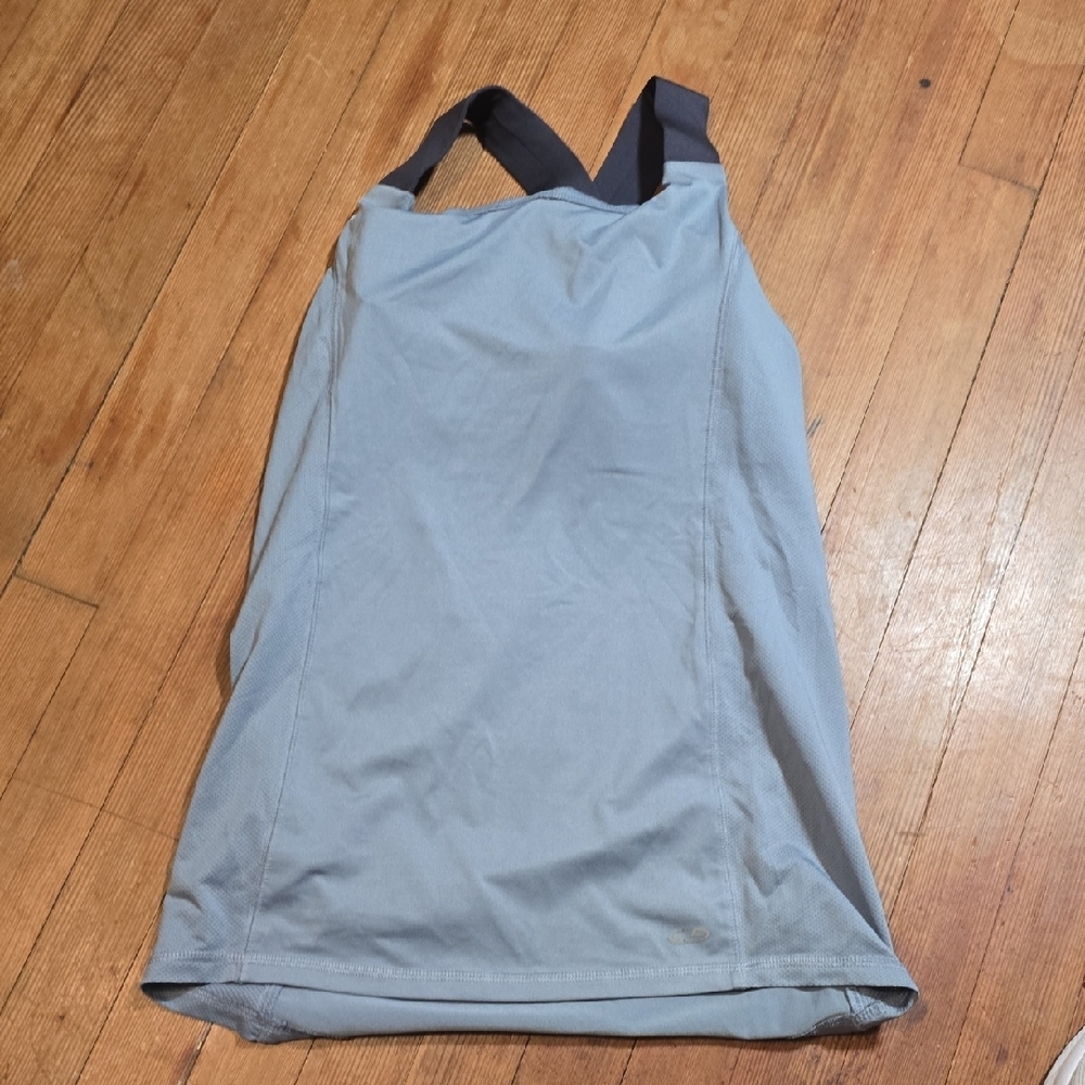 Champion Light Blue Tank Top with Black Straps